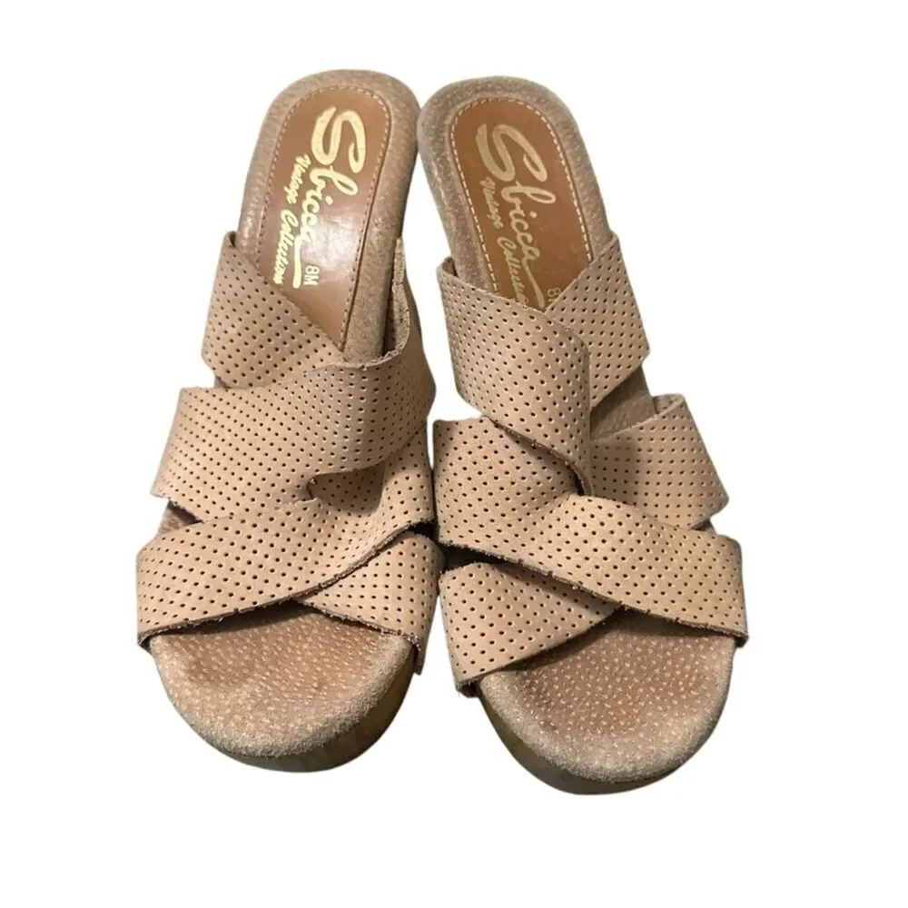 Sbicca Adina Platform Heel Women's 8 Light‎ Brown 5